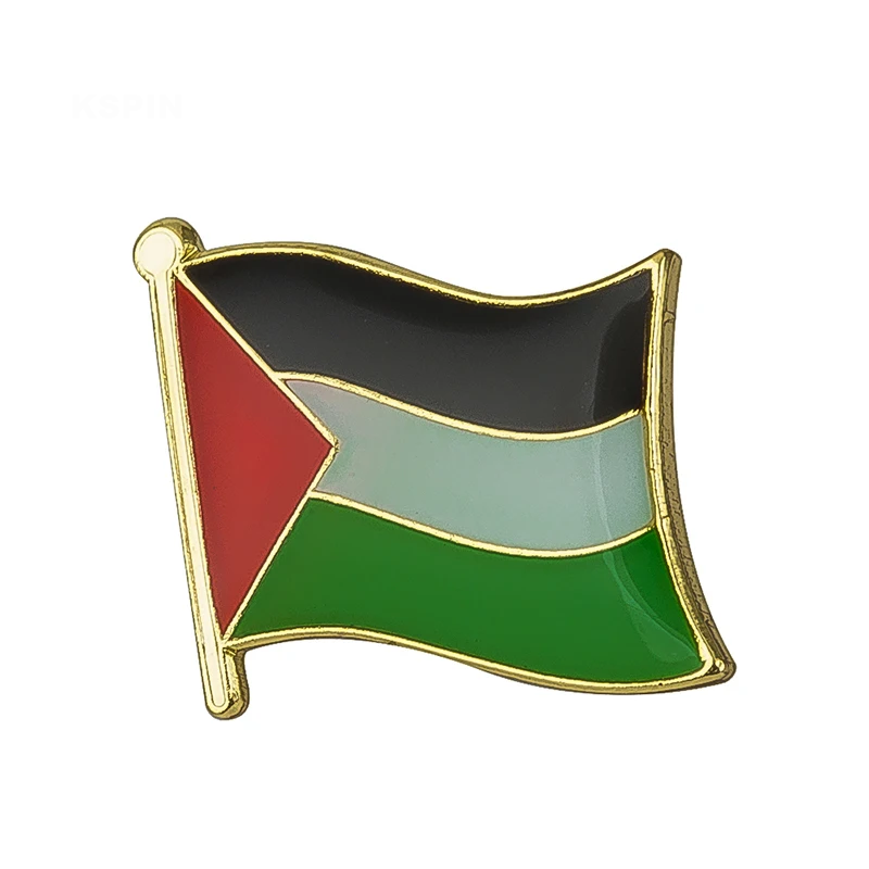 Palestine flag pin lapel pin badge  Backpack Icon 1PC