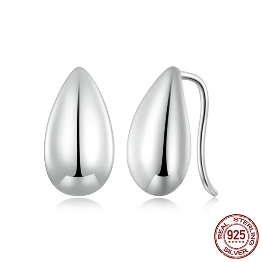 925 Sterling Silver Water Drop Earrings