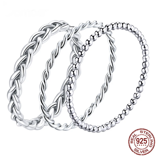 Ring in the form of braided rings