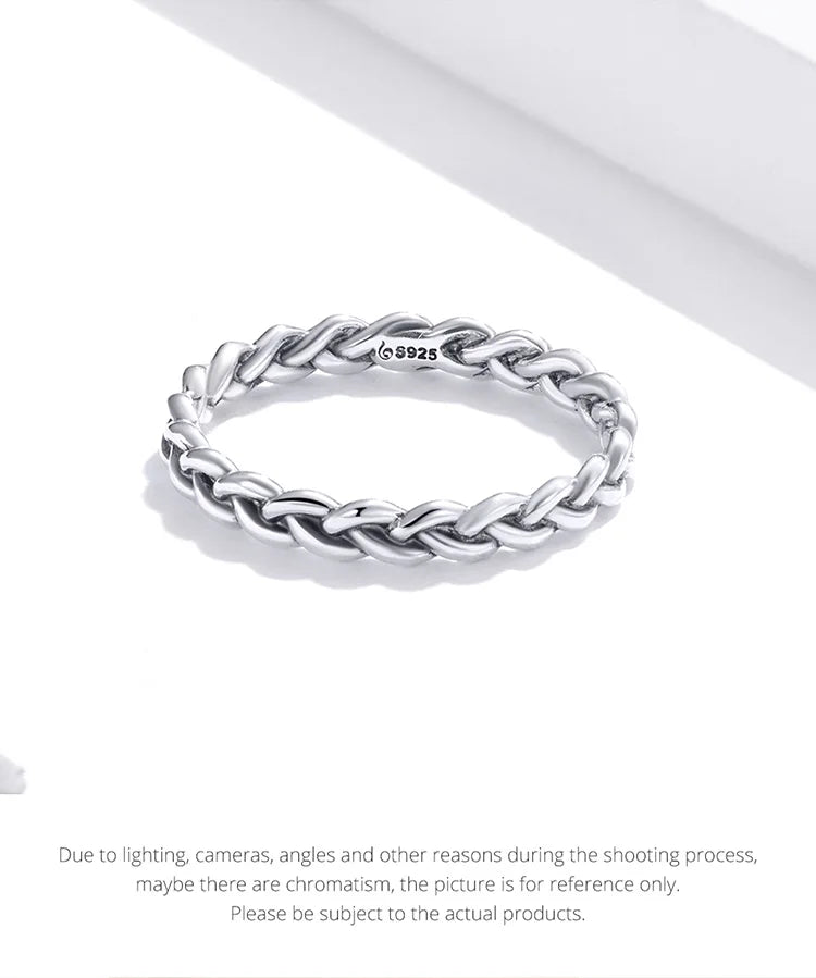 Ring in the form of braided rings