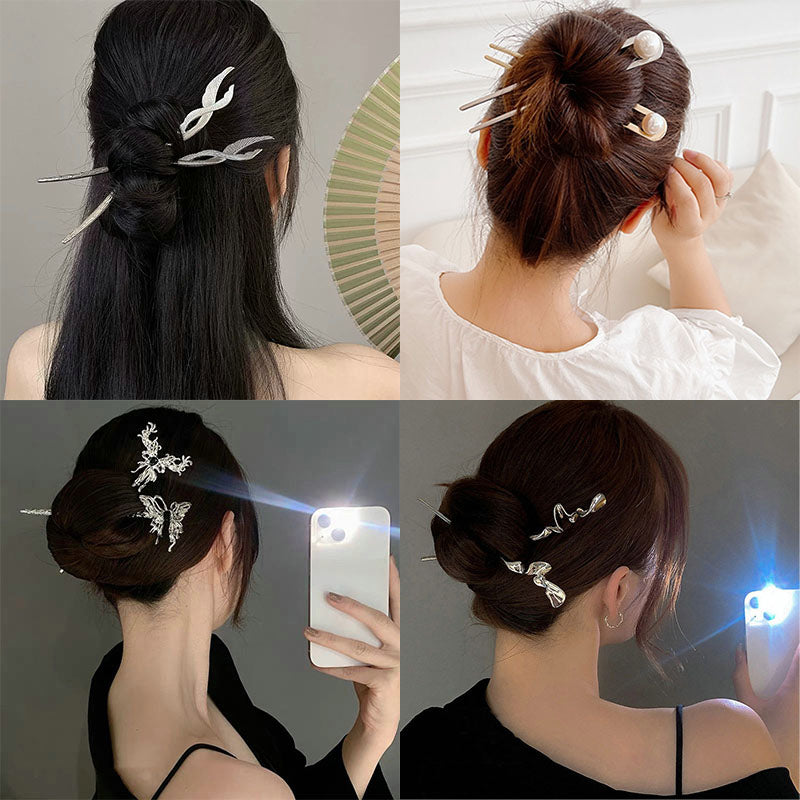 Retro Chinese Style Tassel Hair Clip for Women