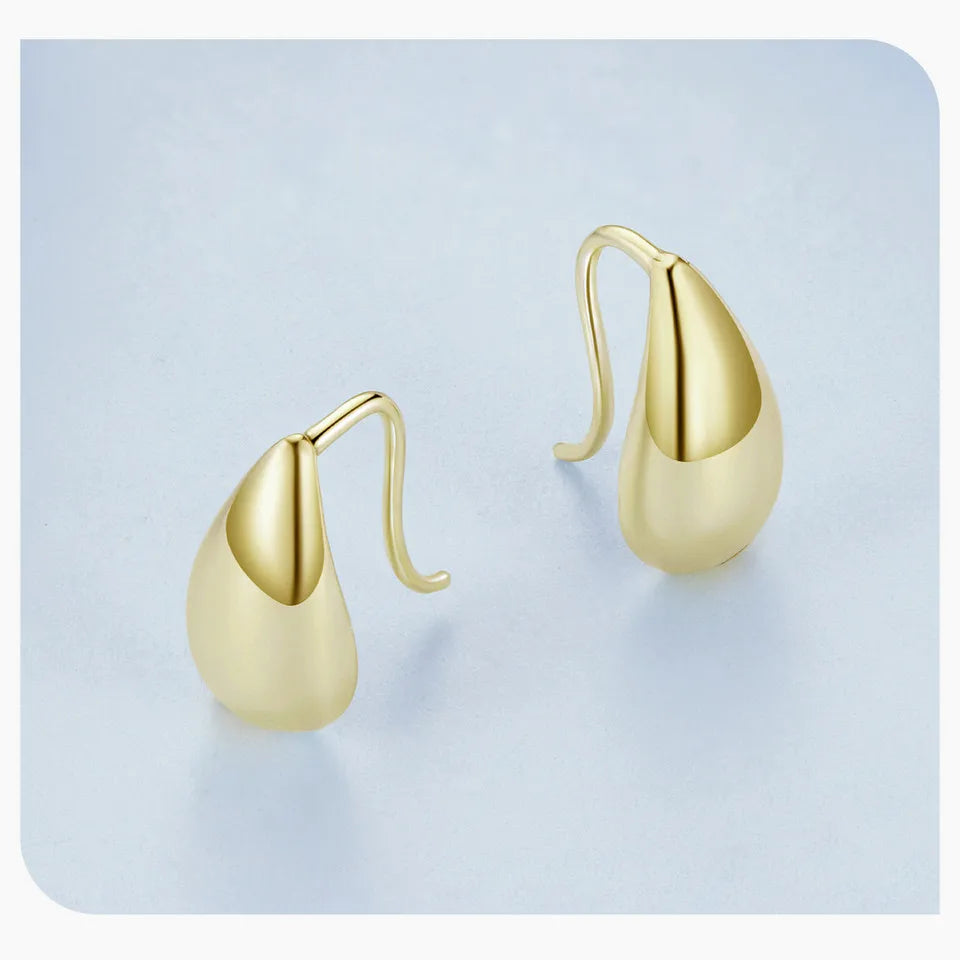 925 Sterling Silver Water Drop Earrings