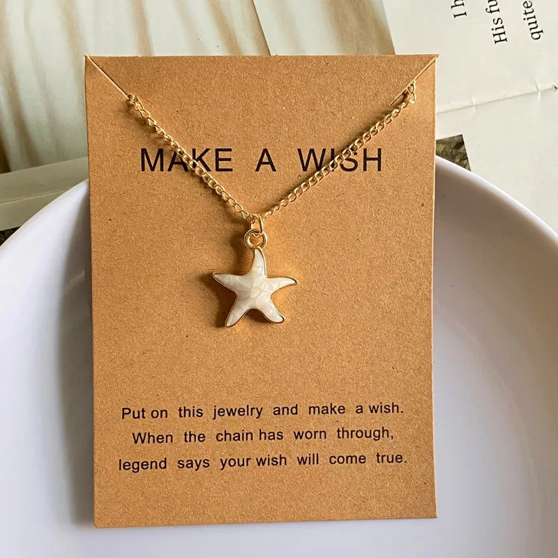 Summer Vacation Starfish Necklace