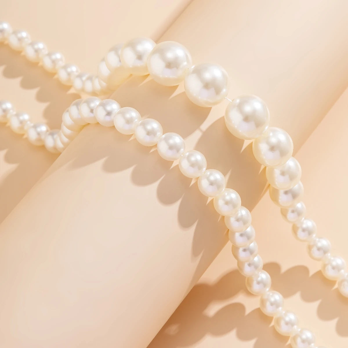 Faux Pearl Beaded Necklaces for Women Wedding Party