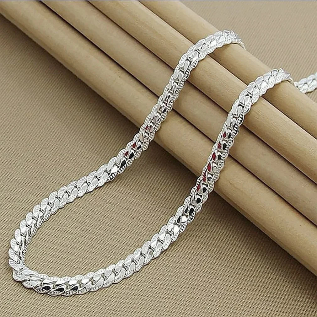 6mm Fish Scale Necklace for Women and Men