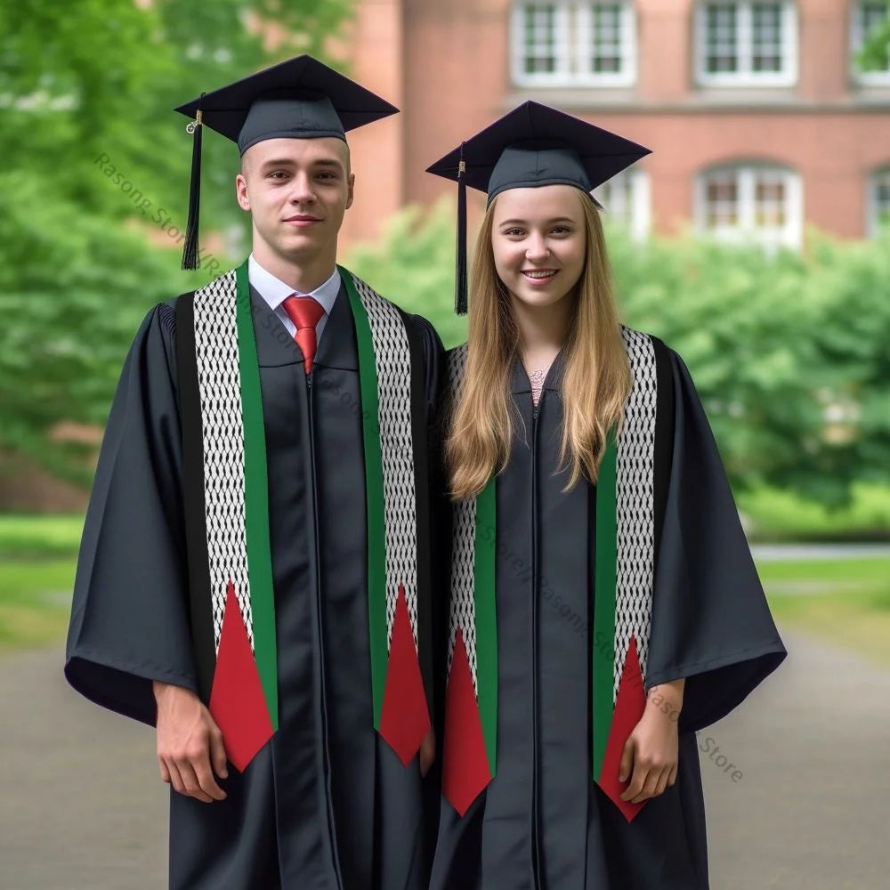 School Student Graduation Stole Palestine Flag Sash Graduate Ceremony Graduation Stole Photo Props