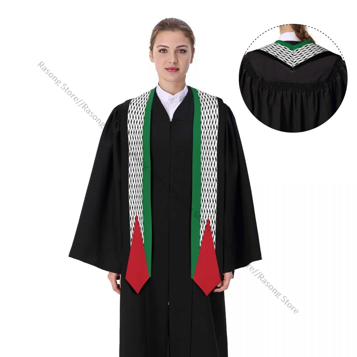 School Student Graduation Stole Palestine Flag Sash Graduate Ceremony Graduation Stole Photo Props