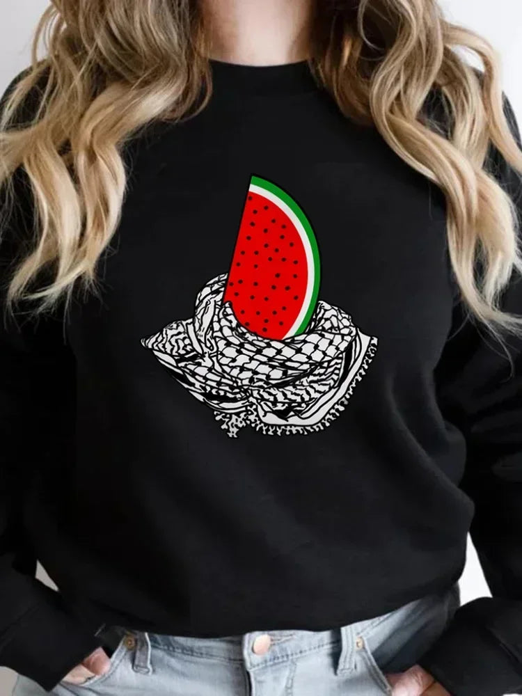 This Is Not A Watermelon Sweatshirt A Peace and Love Hoodie This Is Not A Watermelon Sweatshirt A Women's Streetwear Pullover