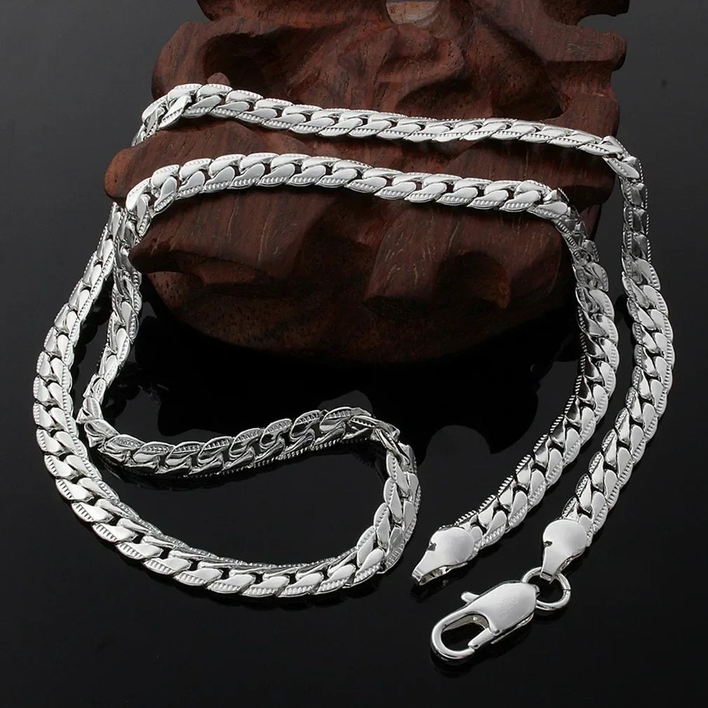 6mm Fish Scale Necklace for Women and Men