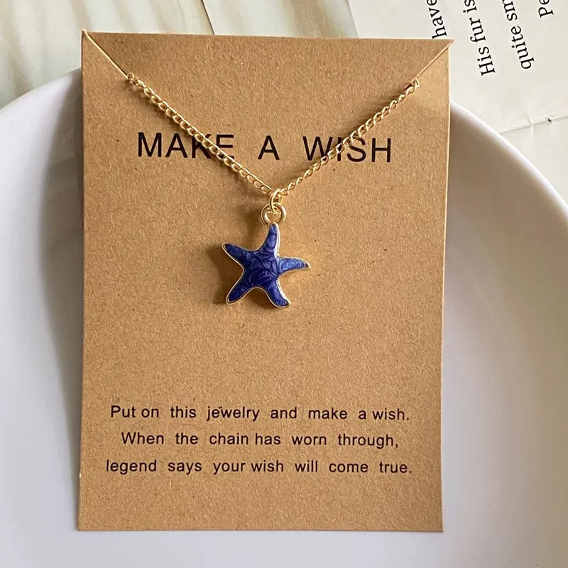 Summer Vacation Starfish Necklace