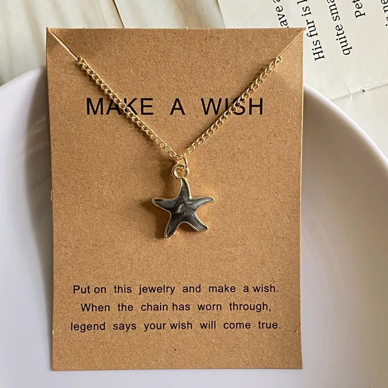 Summer Vacation Starfish Necklace