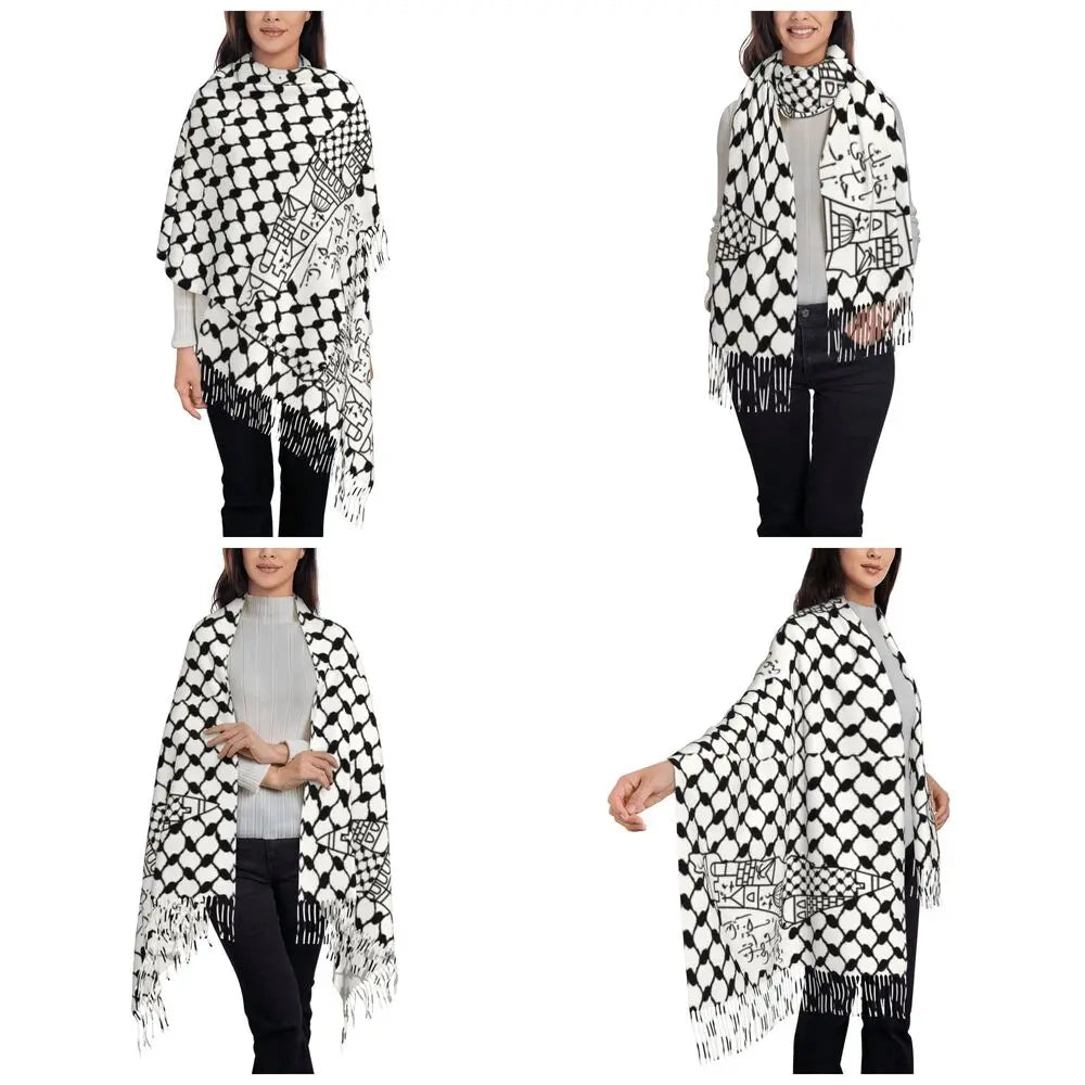 Palestine keffiyeh scarf