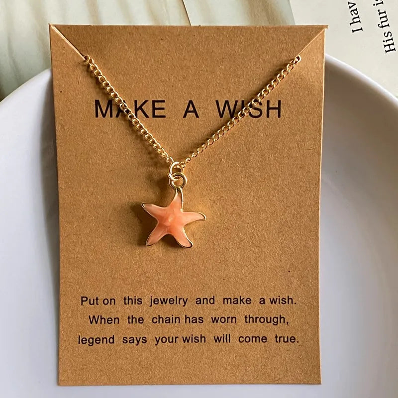 Summer Vacation Starfish Necklace