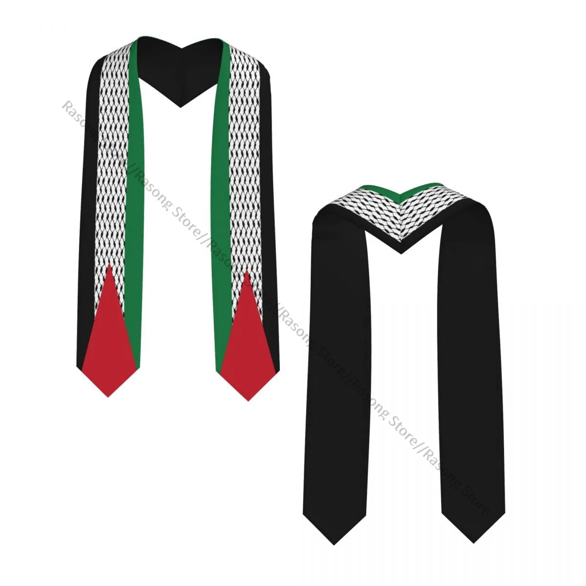 School Student Graduation Stole Palestine Flag Sash Graduate Ceremony Graduation Stole Photo Props